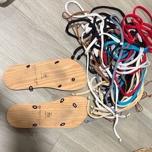 Interchangeable Strap Sandals with Multiple Colors